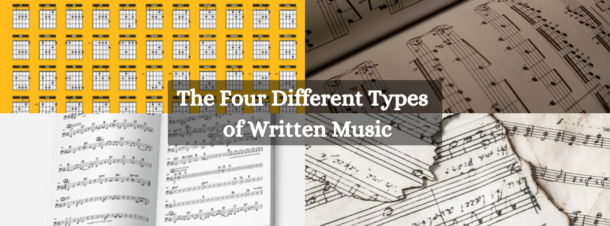 The Four Different Types of Written Music